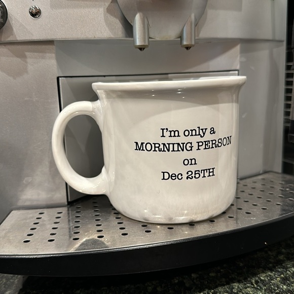 I’m only a morning person on December 25 ceramic Christmas coffee mug funny - Picture 2 of 4